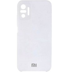 Накладка Silicone Case High Copy Xiaomi Redmi Note 10/10 Pro (2020) White