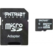Patriot MicroSDHC 32GB UHS-I (Class 10) LX Series +SD adapter