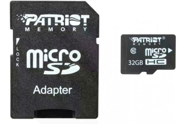 Patriot MicroSDHC 32GB UHS-I (Class 10) LX Series +SD adapter