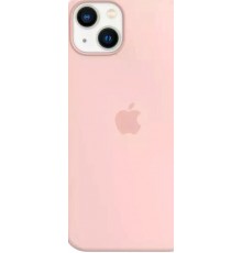 Накладка Silicone Case Original 1:1 Apple iPhone 13 with MagSafe and Splash Screen Chalk Pink