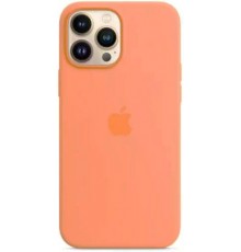 Накладка Silicone Case Original 1:1 Apple iPhone 13 Pro with MagSafe and Splash Screen Marigold
