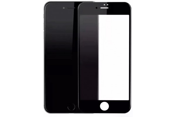 Захисне скло 5D Premium iPhone 6/6S + сетка на динамик Black