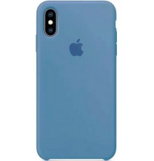 Накладка Silicone Case High Copy Apple iPhone XS Max Denim Blue