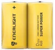 Батарейка ENERLIGHT Super Power R20 2 шт/уп