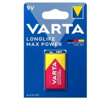 Батарейка VARTA LongLife Max Power 6LR61 9V (крона) 1шт./уп.