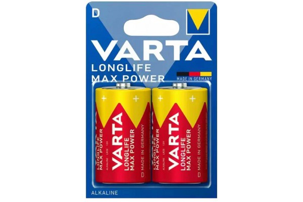 Батарейка VARTA LongLife Max Power LR20 2шт./уп.