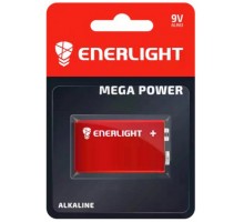 Батарейка Enerlight Mega Power 6LR61 9V (крона) 1шт./уп.