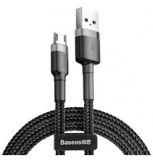 Дата кабель BASEUS Cafule CAMKLF-AG1 microUSB 0.5m 2.4A Black