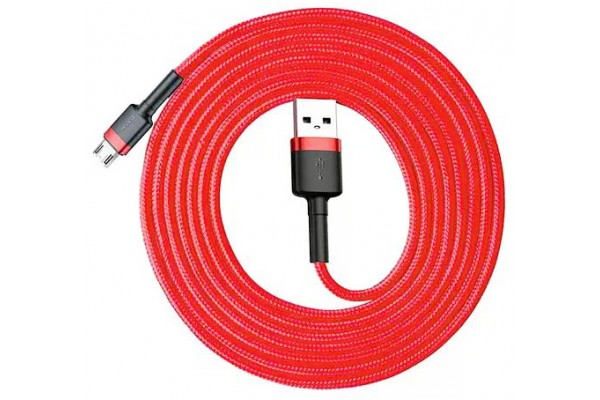 Дата кабель BASEUS Cafule CAMKLF-C09 microUSB 2m 1.5A Red