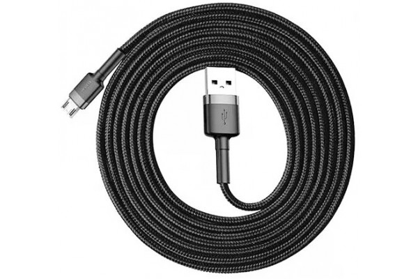 Дата кабель BASEUS Cafule CAMKLF-CG1 microUSB 2m 1.5A Black