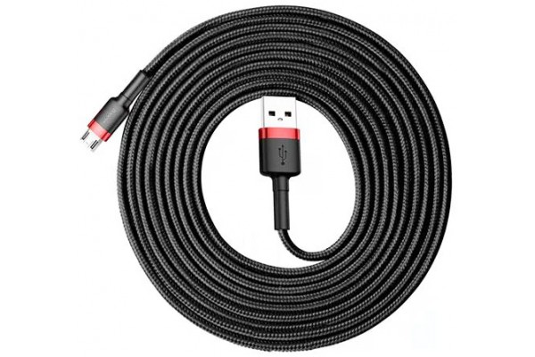 Дата кабель BASEUS Cafule CAMKLF-H91 microUSB 3m 1.5A Black