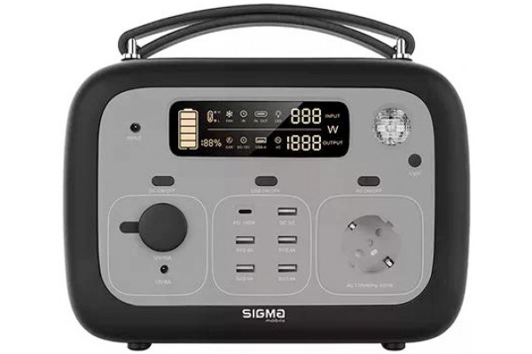 Зарядна станція Sigma X-power SI140APS, 505Wh, Black-Grey
