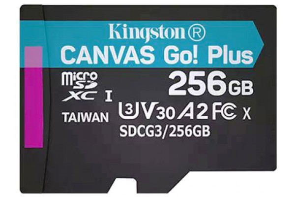Kingston MicroSDXC 256GB UHS-I U3 A2 V30 (Class 10) (card only)