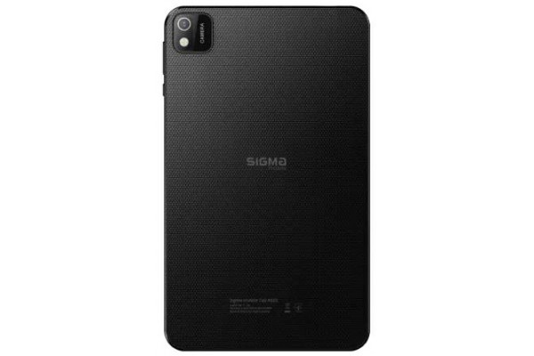 Планшет Sigma Tab A802 4G Black 8", IPS, Quad Core, 1x2.0Ghz+3x1.8Ghz,3Gb/32Gb, BT4.2, 802.11 b/g/n, GPS/A-GPS/Beidou/Galileo, 2MP/5MP, Android 12,