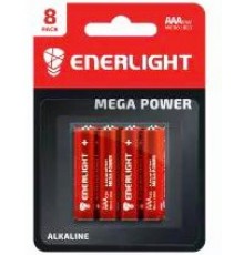 Батарейка Enerlight Alkaline Mega Power LR3 8шт./уп.