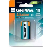 Батарейка ColorWay Alkaline Power 6LR61 9V (крона) 1шт./уп.