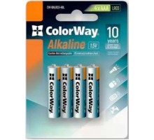 Батарейка ColorWay Alkaline Power LR03 4шт./уп.
