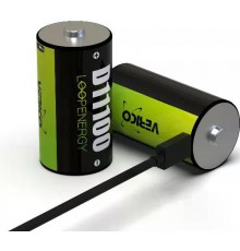 Ак. Verico Loop Energy D/R20 USB Type-С/7400mAh/11100mWh-1.5V/Li-ion 2шт./уп.
