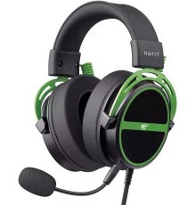 Навушники HAVIT HV-H2030E GAMING black/green, with mic