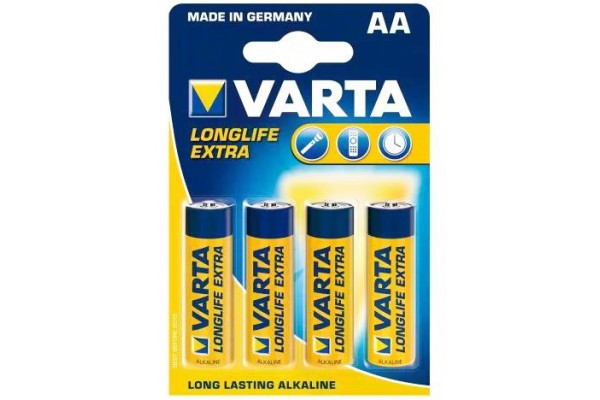 Батарейка VARTA LongLifeExtra LR6 4шт./уп.