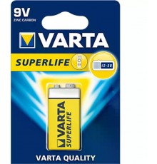 Батарейка VARTA Superlife 6F22 (крона)  1шт./уп. (плівка)
