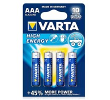 Батарейка VARTA HighEnergy/LongLife Power LR3 4шт./уп.