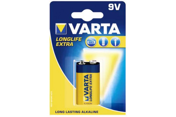 Батарейка VARTA LongLifeExtra 6LR61 9V (крона) 1шт./уп.