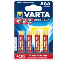 Батарейка VARTA MaxTech/LongLife Max Power LR3 4шт./уп.