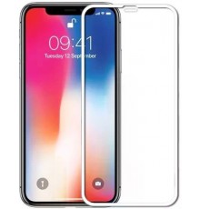 Захисне скло 5D iPhone 11 Pro/X/XS White (тех.пак)