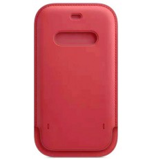 Apple Leather Sleeve 1:1 Apple iPhone 12 Pro Max MagSafe Red