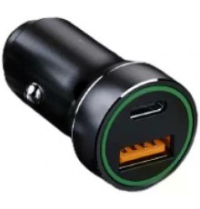 АЗП Jellico F4 USB+USB-C 3.1A Black