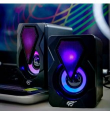 Акустична система HAVIT HV-SK210 mini PRO USB, 2,0, RGB black