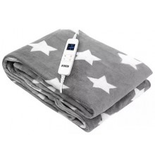 Електрична ковдра Noveen EB750 Grey Star super soft 180x160cm