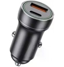 АЗП Jellico F4 USB+USB-C 20W Lightning Black