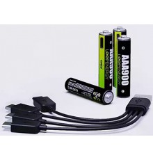 Ак. Verico Loop Energy AAA USB Type-C 600mAh Li-ion 4шт./уп.