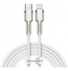 Дата кабель BASEUS Cafule Metal CALJK-B02 Lightning 2m 2.4A White