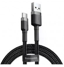 Дата кабель BASEUS Cafule CATKLF-BG1 Type-C 1m 3A Gray/Black