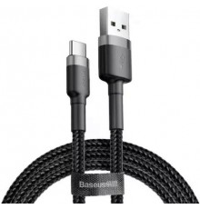 Дата кабель BASEUS Cafule CATKLF-CG1 Type-C 2m 2A Black