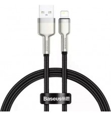 Дата кабель BASEUS Cafule Metal CALJK-01 Lightning 0.25m 2.4A Black
