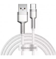 Дата кабель BASEUS Cafule Metal Data CAKF000202 Type-C 2m 66W White