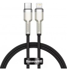 Дата кабель BASEUS Cafule CATLJK-A01 Metal Type-C to Lightning 1m 20W Black