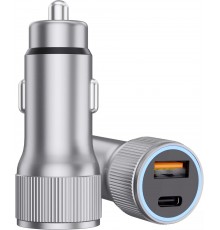 АЗП Jellico MQC-71 USB+USB-C 38W Gray