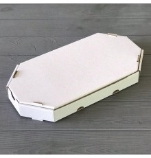 Коробка для пол.піци та кальцоне біла 320х160х35 (100 шт)