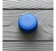 Кришка для ПЕТ пляшки синя, широке горло 38 мм