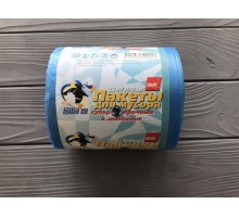 Пакети для сміття Бравий-Кок 35л 100шт синій (супер щільний)