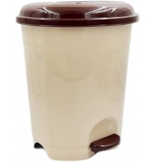 Відро для сміття з педаллю Planet №3 12 л бежеве