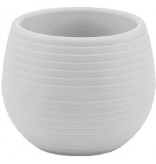 Горщик для квітів Colorful 0,55 л біло-сірий