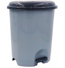 Відро для сміття з педаллю Planet №4 22 л антрацитове-сіре