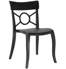 Стілець Papatya Opera-S сидіння чорне, верх чорний