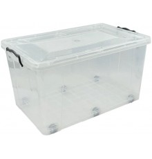 Контейнер на колесах Irak Plastik 50 л прозорий